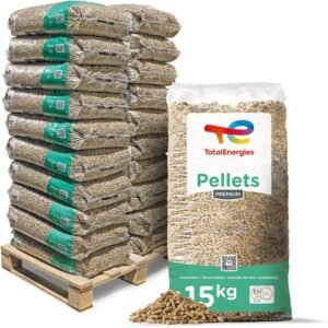 TotalEnergies Holzpellets Premium 15kg x 65 Sack 975kg Palette