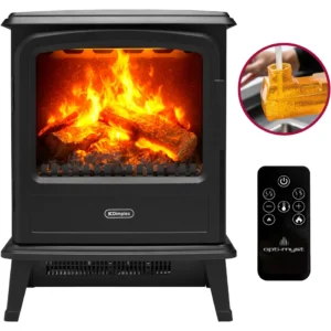 Dimplex Evandale freistehender elektrischer Kamin Schwarz