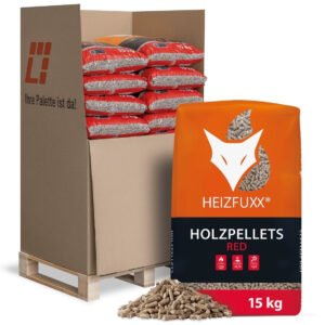 Heizfuxx Holzpellets Red 20 x 15 kg Set (300 kg)