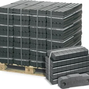 REKORD Braunkohlebriketts 1000kg Palette 25kg Gebinde