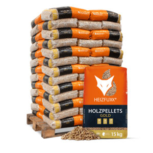 Heizfuxx Holzpellets 6 mm ENplus A1 – Palette 990 kg (66 × 15 kg)